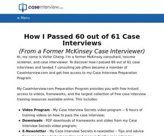 Caseinterview.com(Case Interview) Screenshot