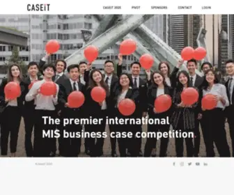 Caseit.org(The Premier MIS Case Competition) Screenshot