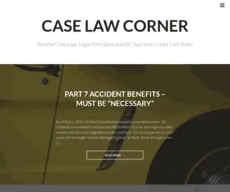 Caselawcorner.com(Case Law Corner) Screenshot