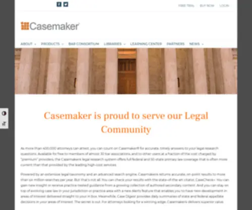 Casemaker.us(Casemaker) Screenshot
