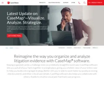 Casemap.com(Case Analysis Made Easy) Screenshot