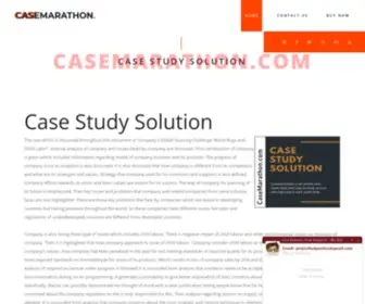 Casemarathon.com(Case Study Help) Screenshot