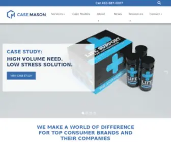 Casemason.com(Custom Packaging and Filling) Screenshot