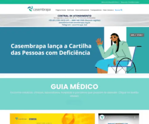 Casembrapa.org.br(Página inicial) Screenshot