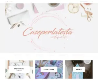 Caseperlatesta.com(Craft your life) Screenshot