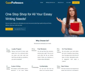 Caseprofessors.com(Case Solution and Case Analysis Essays and Term Papers) Screenshot