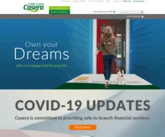 Caseracu.ca(Casera Credit Union) Screenshot