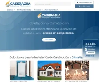 Caseragua.com(Instaladores de Calderas de Gas) Screenshot