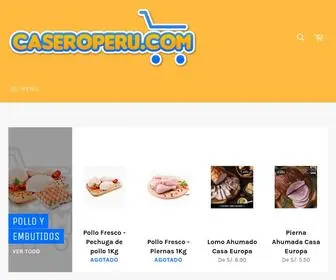 Caseroperu.com(Tu super mercado delivery peruano) Screenshot