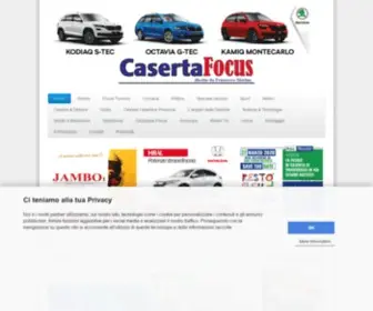 Casertafocus.net(Giornale online di caserta e provincia) Screenshot