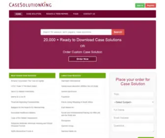 Casesolutionking.com(Case Study Solution and Case Study Analysis for HBR) Screenshot