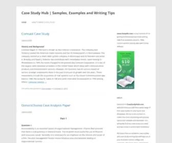 Casestudyhub.com(Case Study Hub) Screenshot