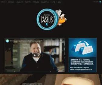 Caseus.ca(Concours des fromages du Québec) Screenshot