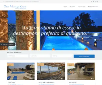 Casevacanzaleuca.com(Prenota la tua casa vacanze nel Salento) Screenshot