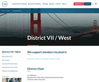 Casevii.org(CASE DISTRICT VII District VII Home) Screenshot