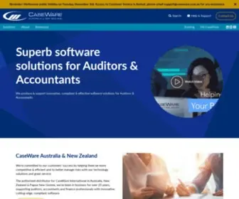 Caseware.com.au(CaseWare Australia & New Zealand) Screenshot
