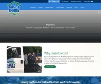 Casey-Energy.com(Affordable Propane and Heating Oil in Ridgefield CT) Screenshot