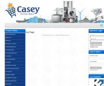 Casey.co.za(Casey Lifestyle Store) Screenshot