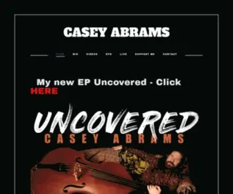 Caseybassy.com(Casey Abrams) Screenshot
