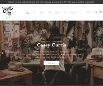 Caseycurtisdesigns.com(Casey Curtis Designs Leather Artist) Screenshot