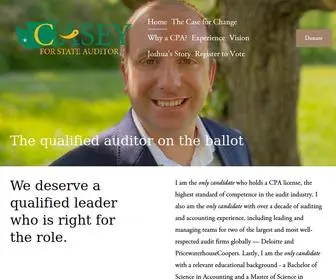 Caseyforauditor.com(Joshua Casey for Washington State Auditor) Screenshot