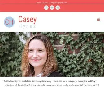 Caseyhynes.com(Journalist and Content Writer) Screenshot