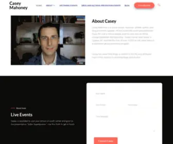 Caseymahoney.com(Casey Mahoney) Screenshot