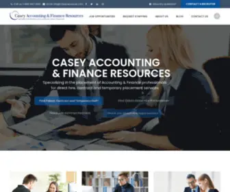 Caseyresources.com(Accounting & Finance Recruiting Firm in Chicago) Screenshot