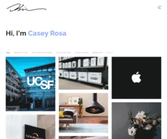 Caseyrosakim.com(SF Bay Area Graphic Designer) Screenshot