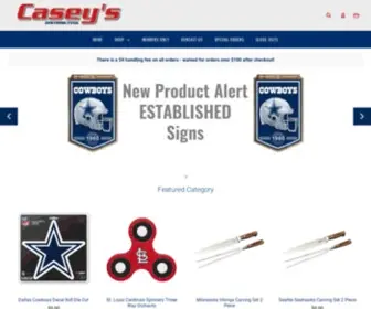 Caseys-Distributing.com(Wholesale Sports Memorabilia Caseys Distributing) Screenshot