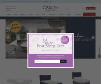 Caseys.ie(Furniture, Beds, Rugs, Flooring) Screenshot