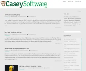 Caseysoftware.com(Keith Casey's Corner of the Internet) Screenshot