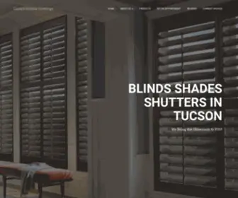 Caseyswindowcoverings.com(Tucson Shade) Screenshot