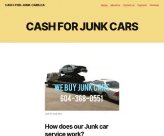 Cash-FOR-Junk-Cars.ca(Cash For Junk Cars Vancouver) Screenshot