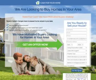 Cash-FOR-Your-Home.org(Cash for your home) Screenshot