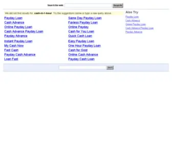 Cash-IN-1-Hour.com(Cash IN 1 Hour) Screenshot