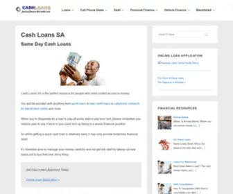 Cash-Loans.co.za(CASH LOANS SA) Screenshot