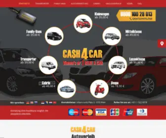 Cash4Car.co.at(Cash4car GmbH in Wien) Screenshot