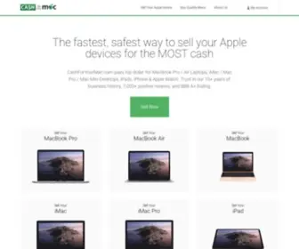 Cash4Macbooks.com(Sell Your Mac for the MOST CASH Anywhere) Screenshot