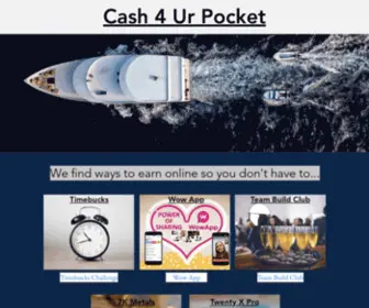 Cash4Urpocket.com(Online Income Streams) Screenshot