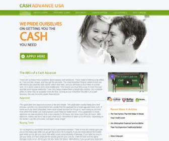 Cashadvanceusa.net(Cash Advance USA) Screenshot