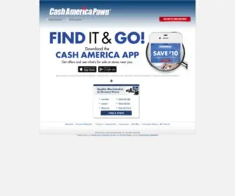 Cashamerica.com(Pawn Loans and Fast Cash Advances at CashAmerica.com) Screenshot
