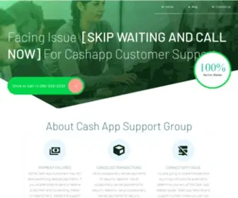 Cashapphelper.com(Cash App Customer Service Phone Number) Screenshot