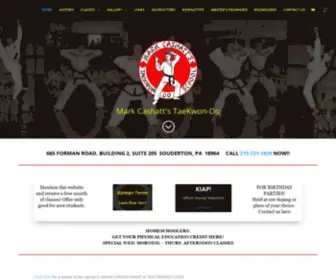 Cashatttkd.com(Mark Cashatt's TaeKwon Do) Screenshot