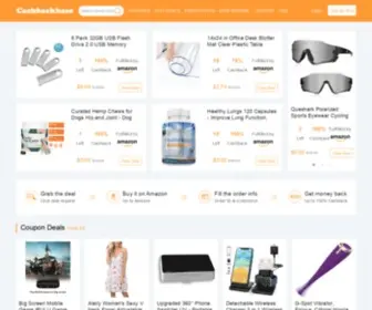 Cashbackbase.com(Best Amazon Cashback Deals & Coupons Site) Screenshot