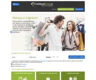Cashbackdeals.cz Screenshot