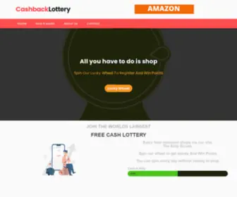 Cashbacklottery.co.uk Screenshot