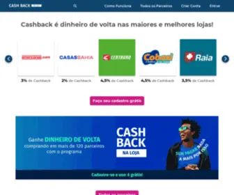 Cashbacknaloja.com.br(Cashback na Loja) Screenshot