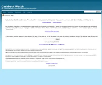 Cashbackwatch.com(Cashback Comparison) Screenshot