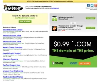 Cashbackwireless.com(CashBack Wireless) Screenshot